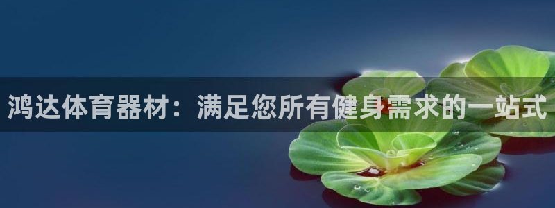 耀世娱乐提款多久到账：鸿达体育器材：满足您所有健身需